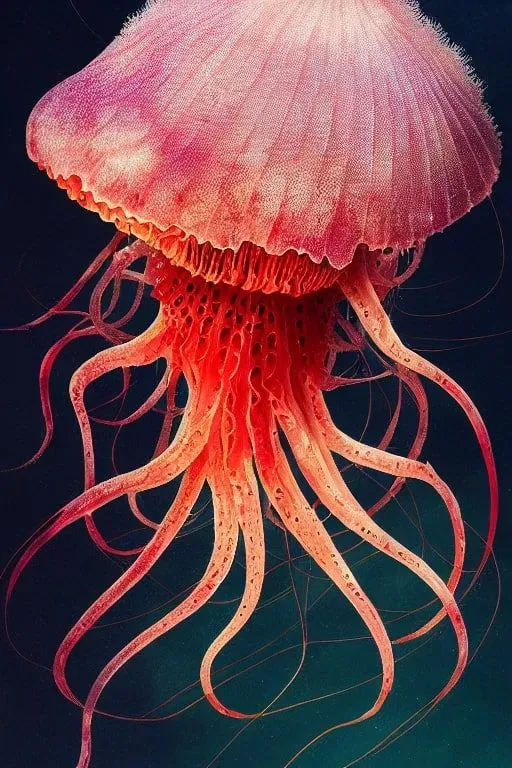 Deep Ocean Jellyfish Creatures