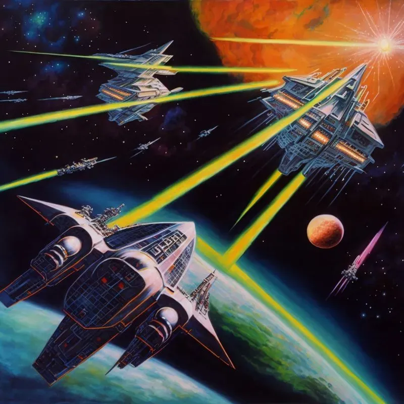 Epic Retro Space Battles