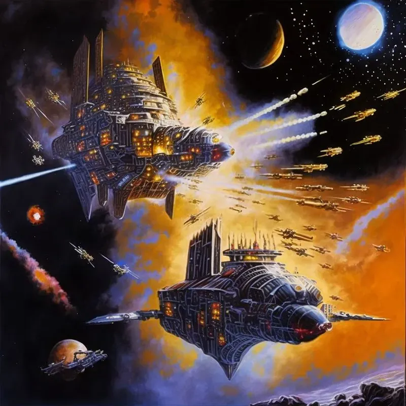 Epic Retro Space Battles