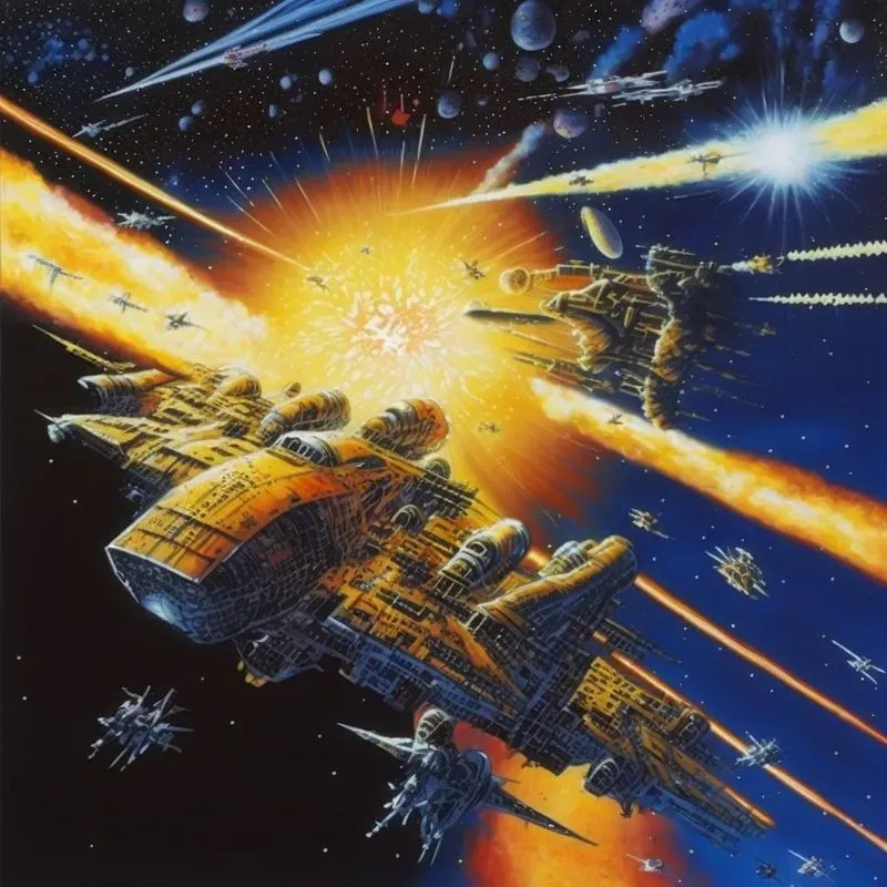 Epic Retro Space Battles