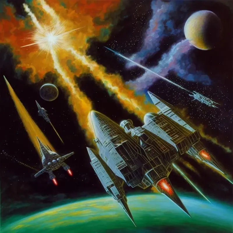 Epic Retro Space Battles