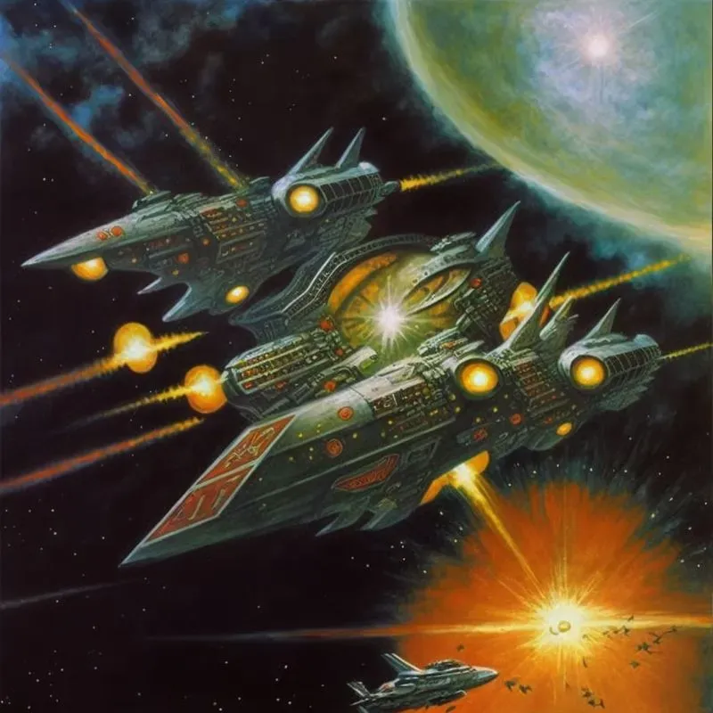 Epic Retro Space Battles