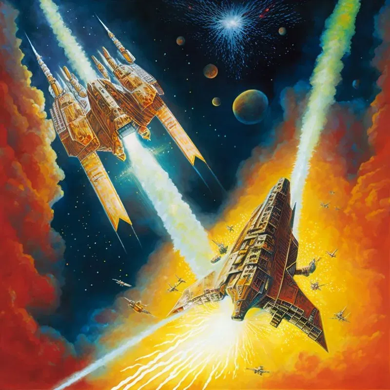 Epic Retro Space Battles