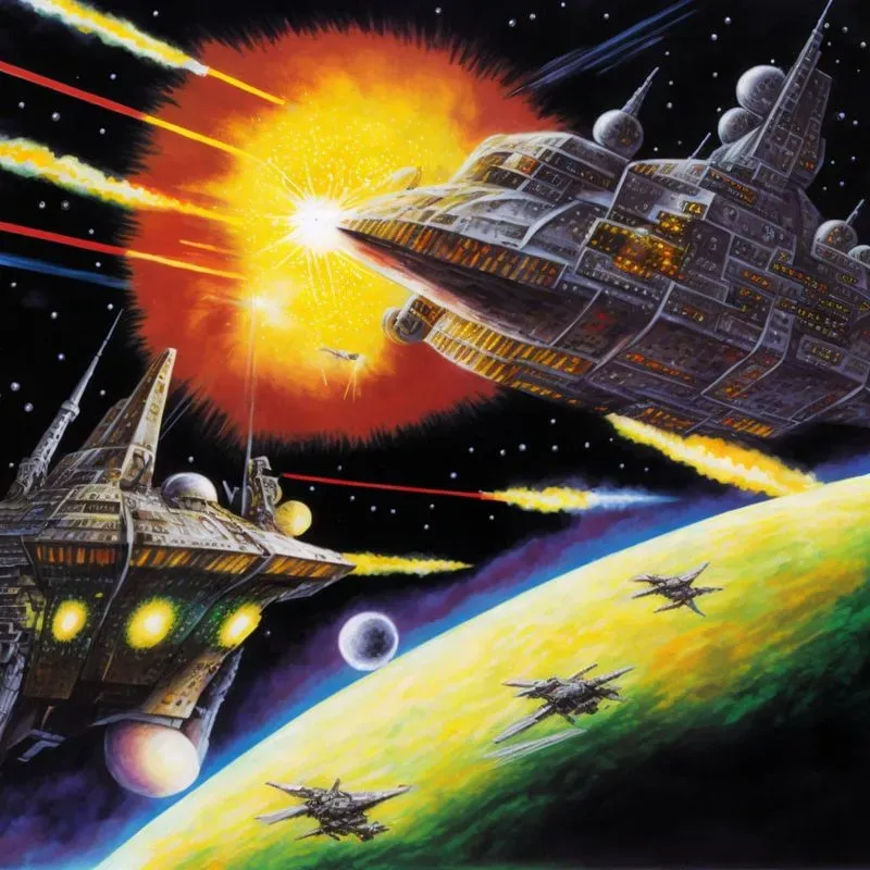 Epic Retro Space Battles