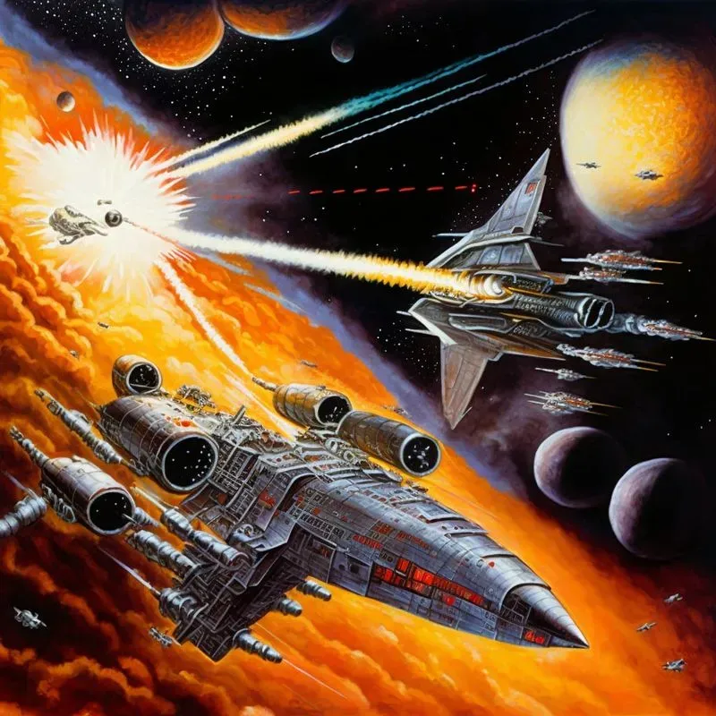 Epic Retro Space Battles