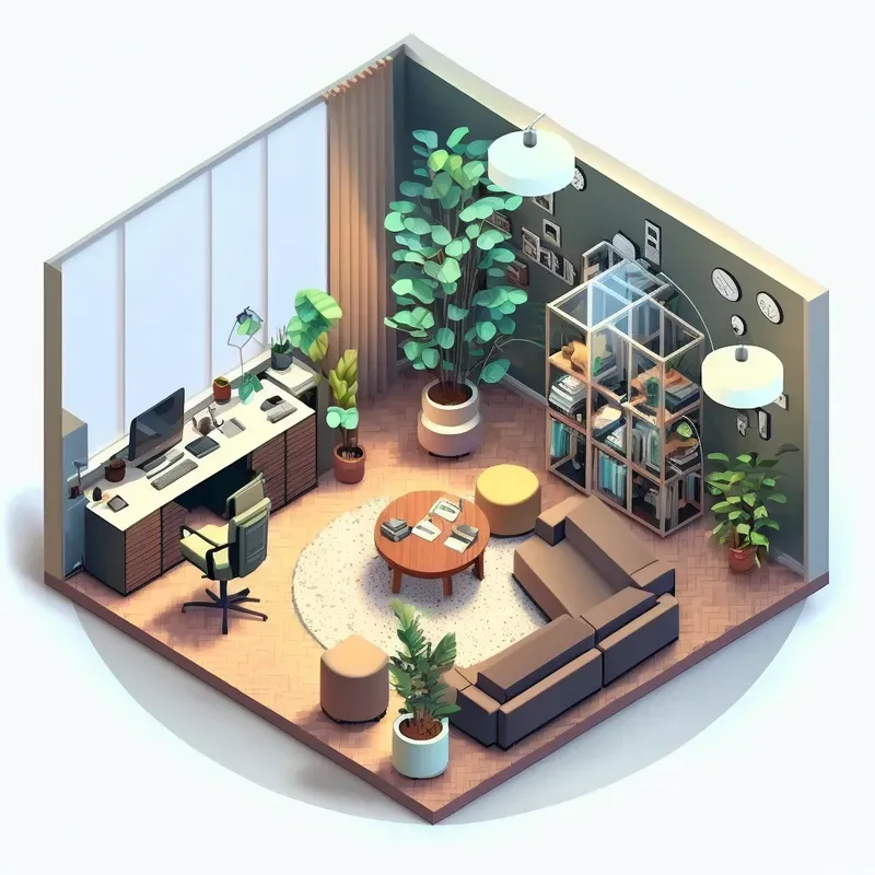 Cute Video Game Concepts Isometric Rooms For Houses