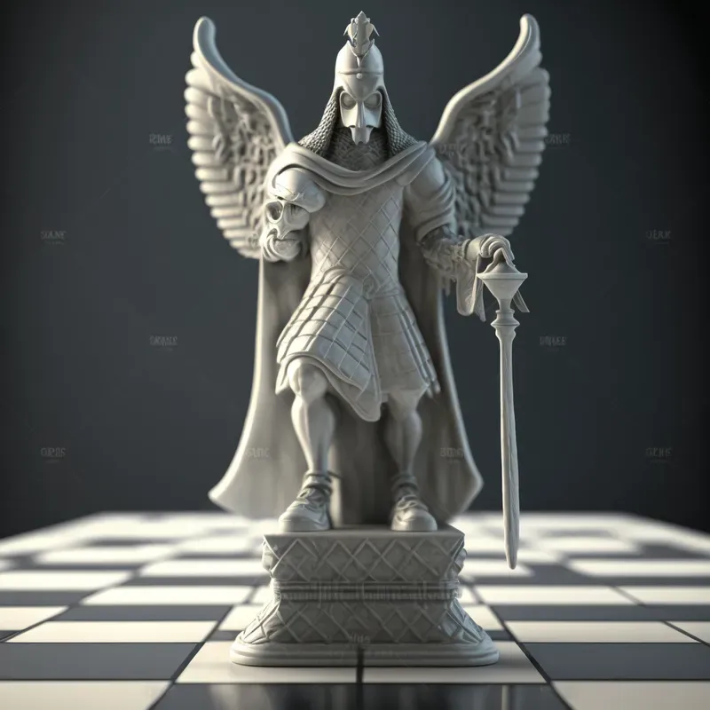 Epic Fantastic Chess Sculptures