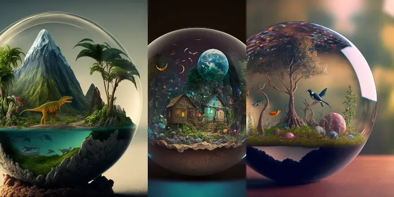 Worlds In A Sphere generated by undefined