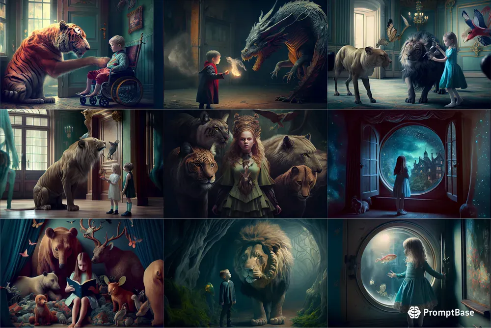 Epic Fantasy Storybook Illustrations