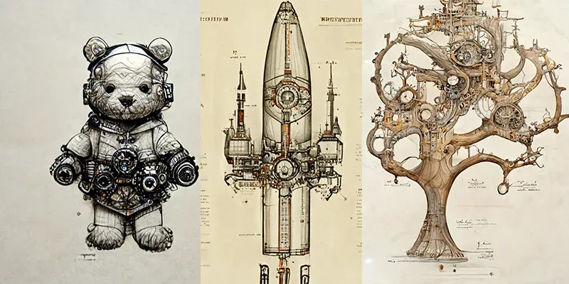 Fantasy Blueprints generated by undefined