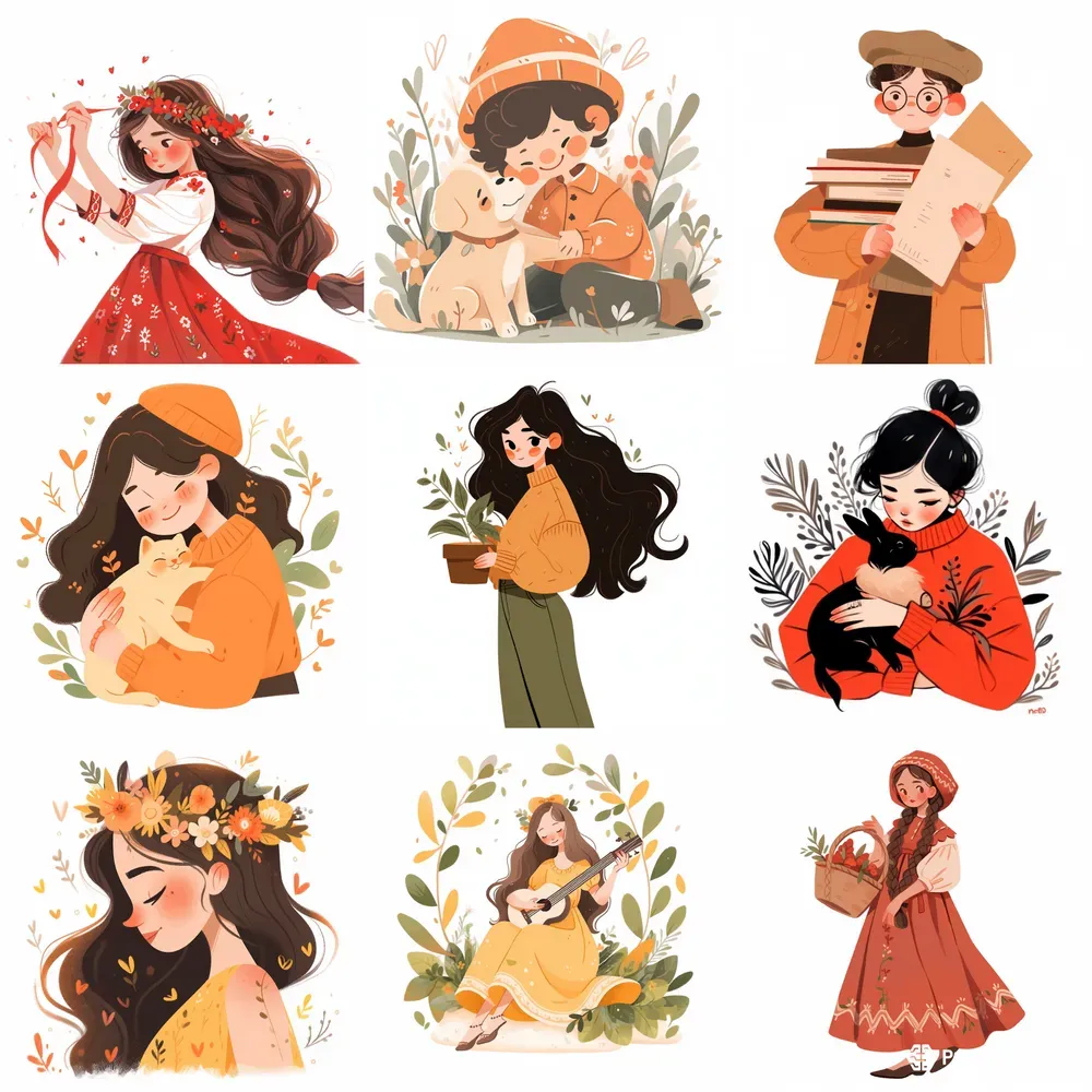 Cottagecore Characters