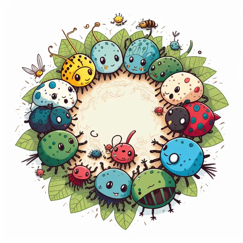 Cute Circle Time Illustrations