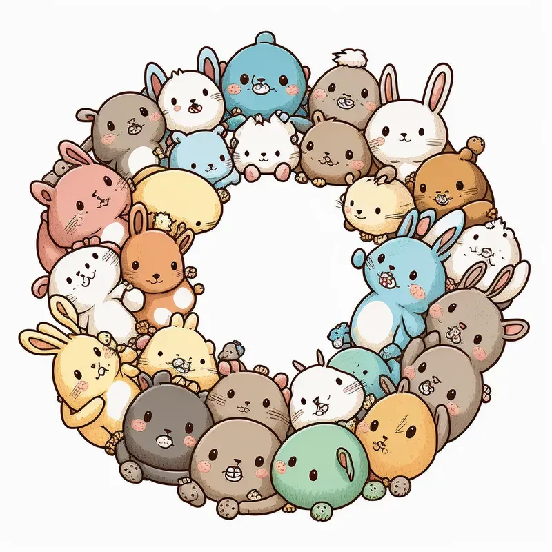 Cute Circle Time Illustrations