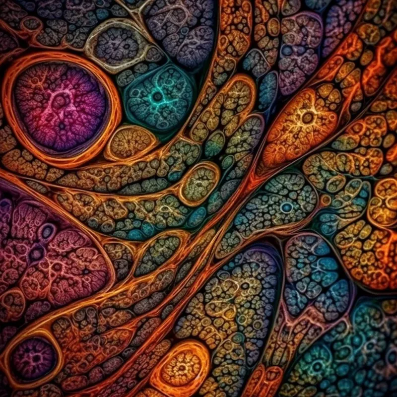 Trippy Cell Art