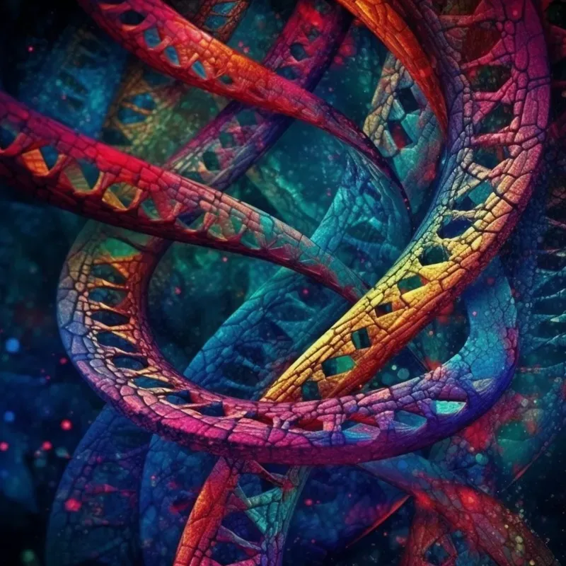 Trippy Cell Art