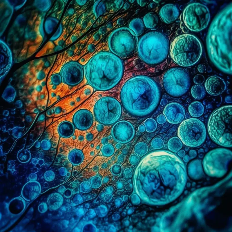 Trippy Cell Art