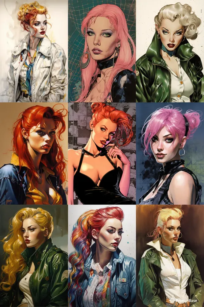 Comic Book Character Designs