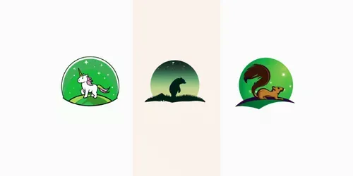 Fantastic Animal Stickers generated by dalle
