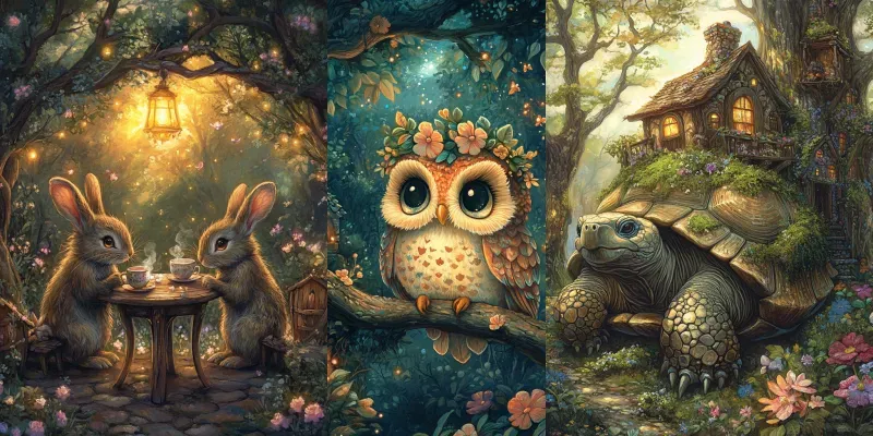 Enchanted Forest Creatures generated by undefined
