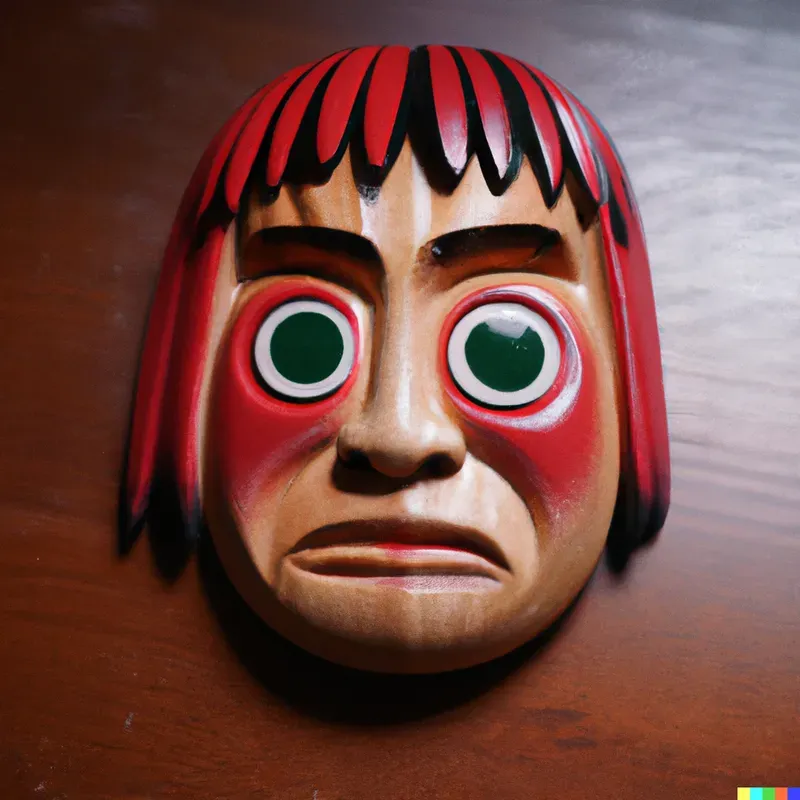 Photorealistic Japanese Noh