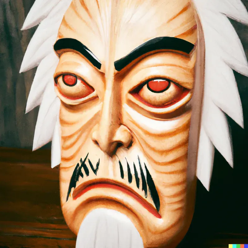 Photorealistic Japanese Noh