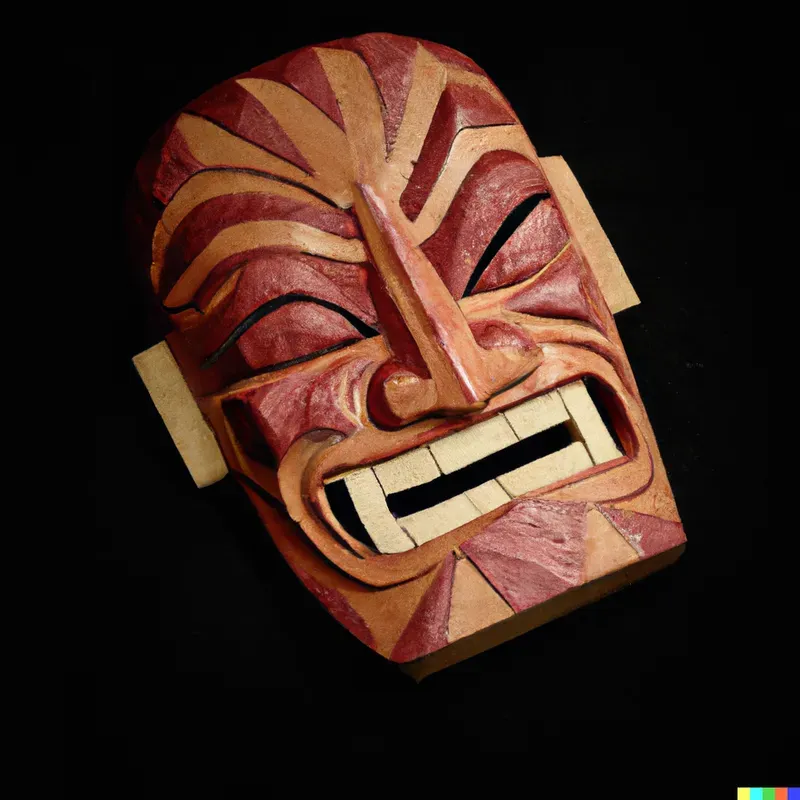 Photorealistic Japanese Noh