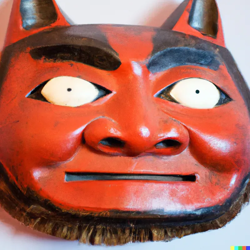 Photorealistic Japanese Noh