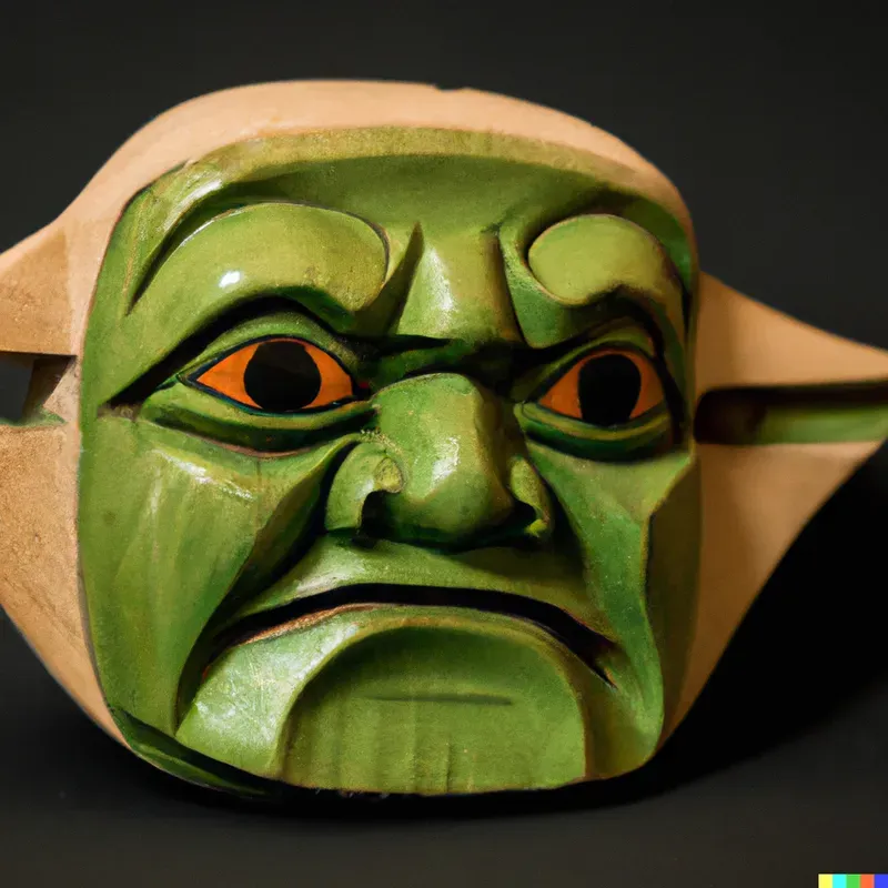 Photorealistic Japanese Noh