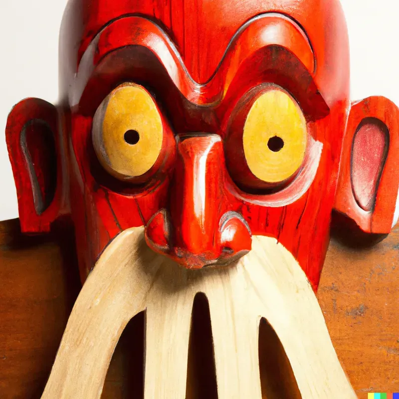 Photorealistic Japanese Noh