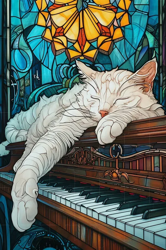 Stained Glass Illustrations