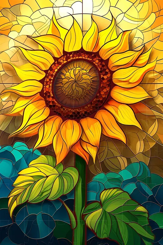 Stained Glass Illustrations