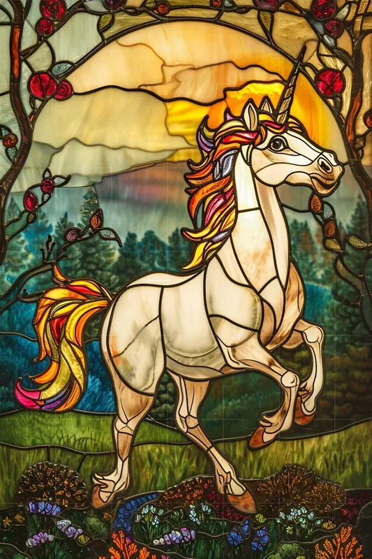 Stained Glass Illustrations