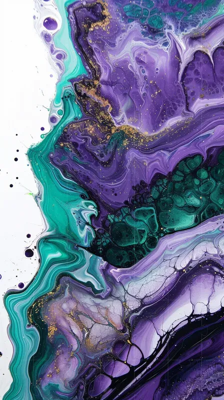 Acrylic Pouring Artworks