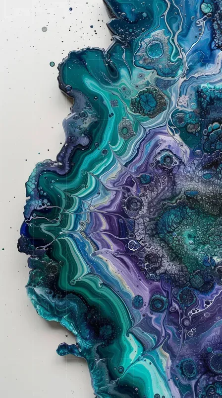 Acrylic Pouring Artworks