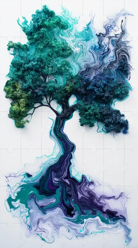 Acrylic Pouring Artworks