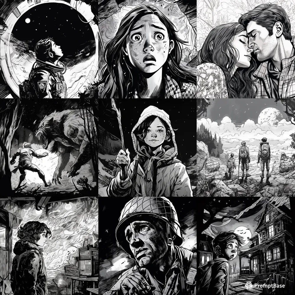 Captivating Graphic Novel Illustrations