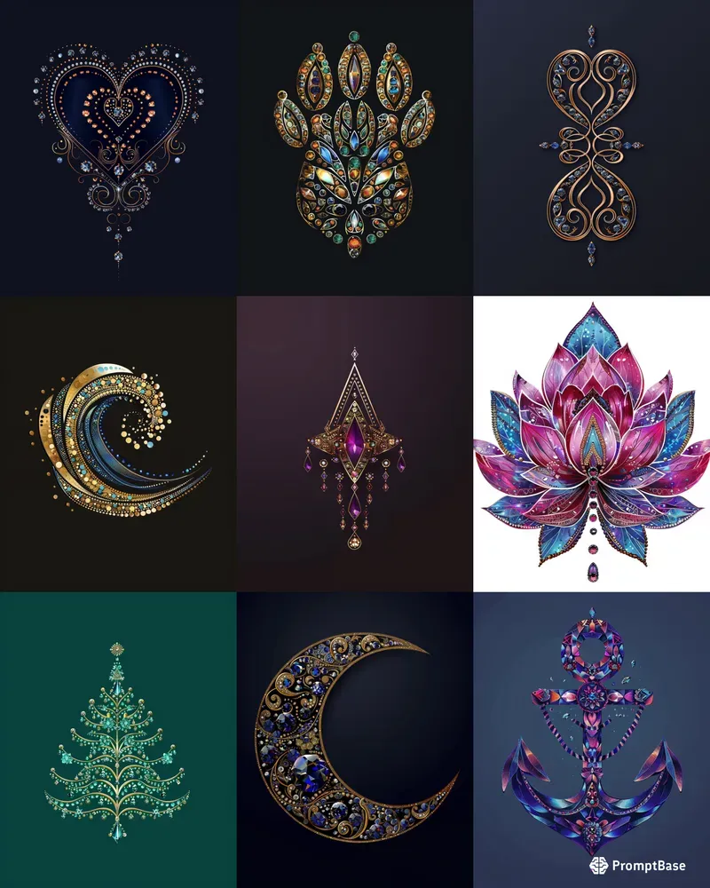 Bejeweled Oddities Logos Magic