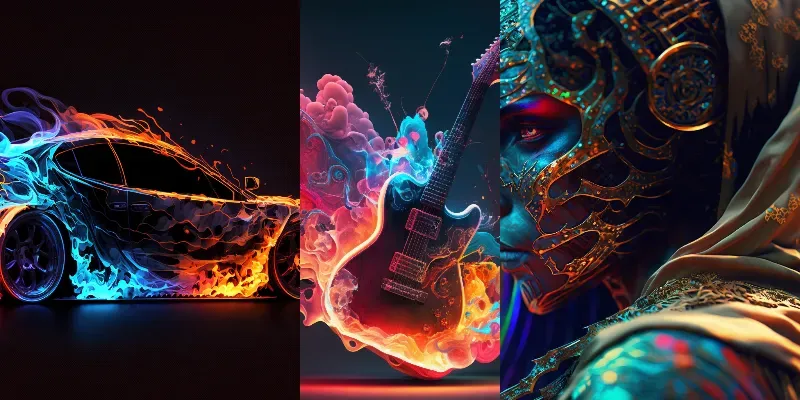Vibrant Creative Wallpapers generated by undefined