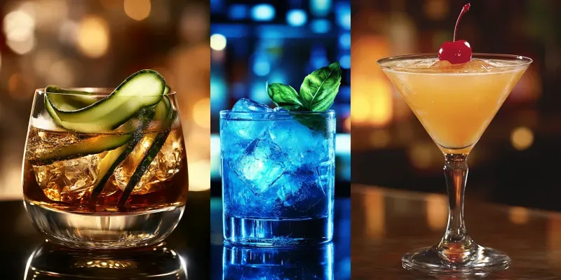 Elegant Cocktail Creations For Menus generated by undefined