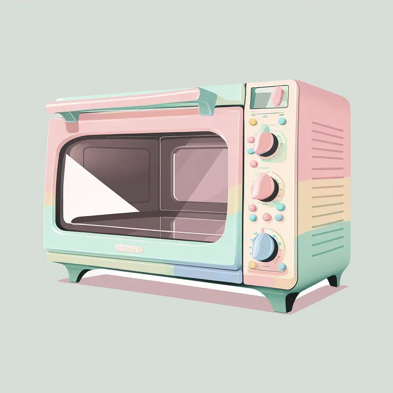 Pop Art Kitchen Equipment Icons