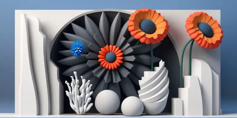 Dynamic And Minimalist 3D Textures