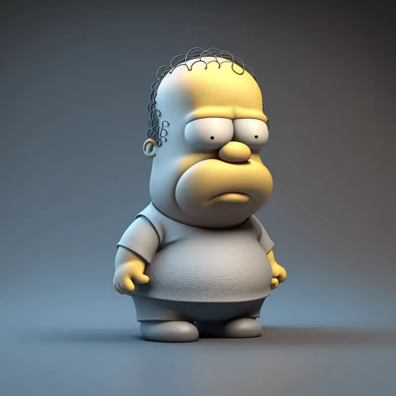 Baby Simpson Characters 3D
