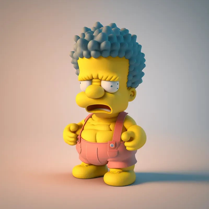 Baby Simpson Characters 3D