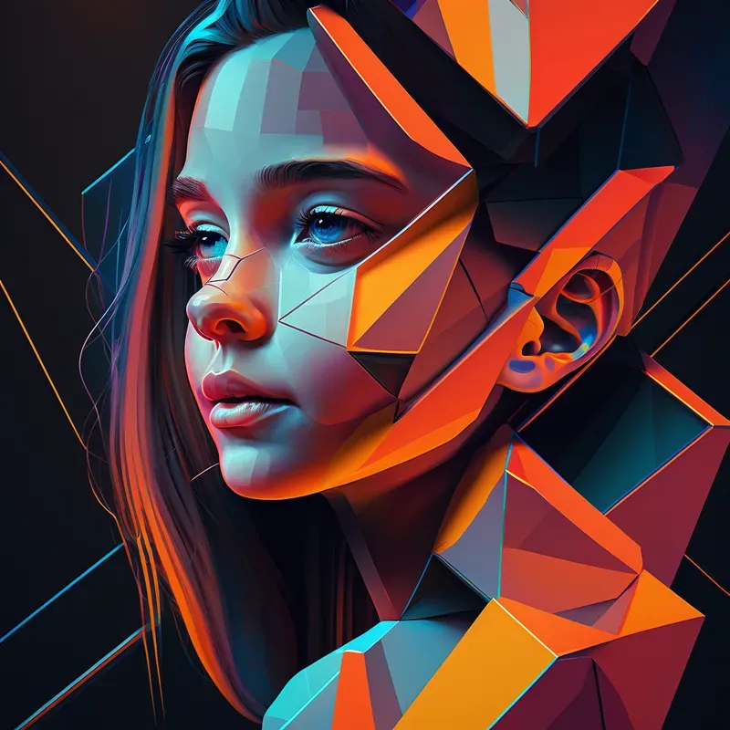 Premium Geometric Vibrant Illustrations
