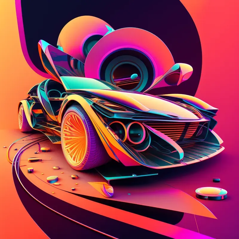 Premium Geometric Vibrant Illustrations