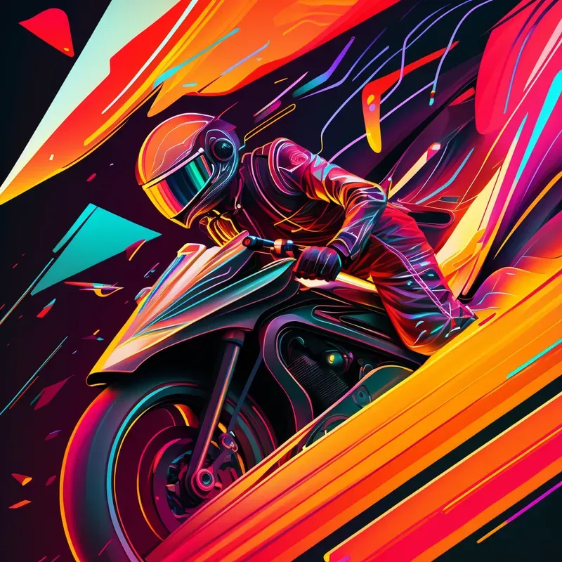 Premium Geometric Vibrant Illustrations