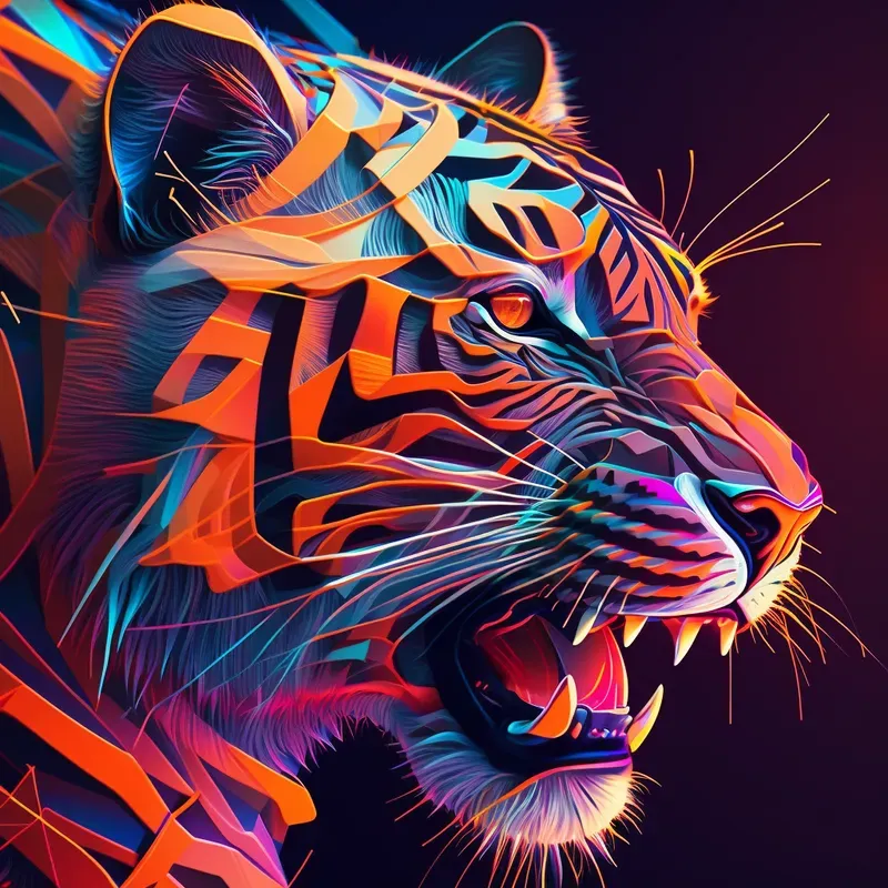 Premium Geometric Vibrant Illustrations