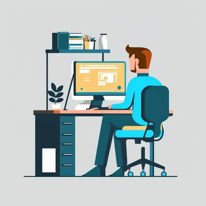 Flat Style Pro Character Illustrations