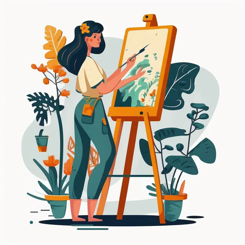 Flat Style Pro Character Illustrations