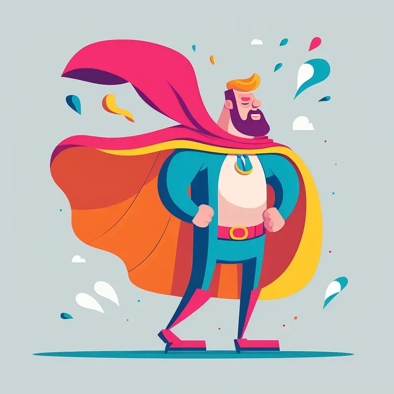 Flat Style Pro Character Illustrations